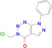 3-(Chloromethyl)-7-phenyl-3h,4h,7h-pyrazolo[3,4-d][1,2,3]triazin-4-one