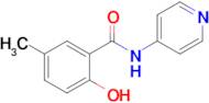 2-Hydroxy-5-methyl-n-(pyridin-4-yl)benzamide