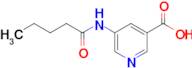 5-[(1-Oxopentyl)amino]-3-pyridinecarboxylic acid