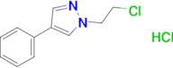 1-(2-Chloroethyl)-4-phenyl-1h-pyrazole hydrochloride