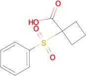 1-(Benzenesulfonyl)cyclobutane-1-carboxylic acid