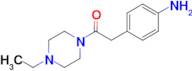 2-(4-Aminophenyl)-1-(4-ethylpiperazin-1-yl)ethan-1-one