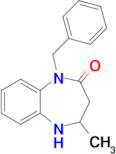 1,3,4,5-Tetrahydro-4-methyl-1-(phenylmethyl)-2H-1,5-benzodiazepin-2-one