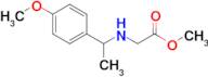 Methyl 2-{[1-(4-methoxyphenyl)ethyl]amino}acetate