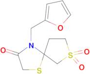 4-(furan-2-ylmethyl)-7,7-dioxo-1,7lambda6-dithia-4-azaspiro[4.4]nonan-3-one