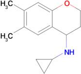 n-Cyclopropyl-6,7-dimethyl-3,4-dihydro-2h-1-benzopyran-4-amine