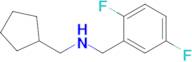 (Cyclopentylmethyl)[(2,5-difluorophenyl)methyl]amine