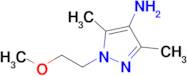 1-(2-Methoxyethyl)-3,5-dimethyl-1h-pyrazol-4-amine