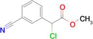 Methyl 2-chloro-2-(3-cyanophenyl)acetate