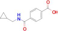 4-[(cyclopropylmethyl)carbamoyl]benzoic acid