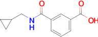 3-[(cyclopropylmethyl)carbamoyl]benzoic acid