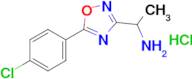 1-[5-(4-chlorophenyl)-1,2,4-oxadiazol-3-yl]ethan-1-amine hydrochloride
