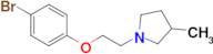 1-[2-(4-bromophenoxy)ethyl]-3-methylpyrrolidine