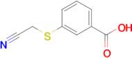 3-[(cyanomethyl)sulfanyl]benzoic acid