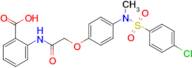 2-{2-[4-(n-methyl4-chlorobenzenesulfonamido)phenoxy]acetamido}benzoic acid