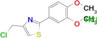 4-(Chloromethyl)-2-(3,4-dimethoxyphenyl)-1,3-thiazole hydrochloride