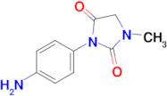 3-(4-Aminophenyl)-1-methylimidazolidine-2,4-dione