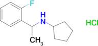 n-[1-(2-fluorophenyl)ethyl]cyclopentanamine hydrochloride