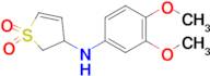 3-[(3,4-dimethoxyphenyl)amino]-2,3-dihydro-1lambda6-thiophene-1,1-dione