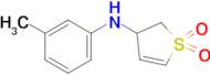 3-[(3-methylphenyl)amino]-2,3-dihydro-1lambda6-thiophene-1,1-dione