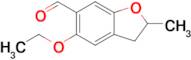 5-Ethoxy-2-methyl-2,3-dihydro-1-benzofuran-6-carbaldehyde