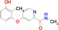 4-(3-Hydroxy-2-methylphenoxy)-n-methylpyridine-2-carboxamide