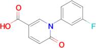 1-(3-Fluorophenyl)-6-oxo-1,6-dihydropyridine-3-carboxylic acid