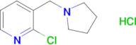 2-Chloro-3-(pyrrolidin-1-ylmethyl)pyridine hydrochloride
