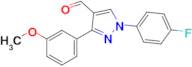 1-(4-Fluorophenyl)-3-(3-methoxyphenyl)-1h-pyrazole-4-carbaldehyde