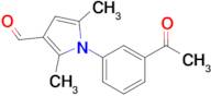 1-(3-Acetylphenyl)-2,5-dimethyl-1h-pyrrole-3-carbaldehyde