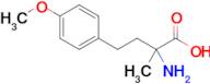 2-Amino-4-(4-methoxyphenyl)-2-methylbutanoic acid
