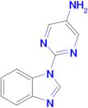 2-(1h-1,3-Benzodiazol-1-yl)pyrimidin-5-amine