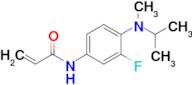 n-{3-fluoro-4-[methyl(propan-2-yl)amino]phenyl}prop-2-enamide