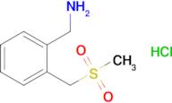 [2-(methanesulfonylmethyl)phenyl]methanamine hydrochloride