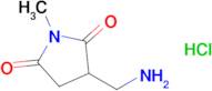 3-(Aminomethyl)-1-methylpyrrolidine-2,5-dione hydrochloride
