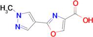 2-(1-Methyl-1h-pyrazol-4-yl)-1,3-oxazole-4-carboxylic acid