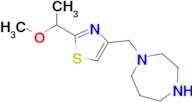 1-{[2-(1-methoxyethyl)-1,3-thiazol-4-yl]methyl}-1,4-diazepane