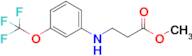 Methyl 3-{[3-(trifluoromethoxy)phenyl]amino}propanoate