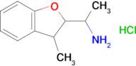 1-(3-Methyl-2,3-dihydro-1-benzofuran-2-yl)ethan-1-amine hydrochloride