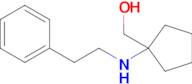 {1-[(2-phenylethyl)amino]cyclopentyl}methanol