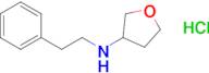 tetrahydro-N-(2-phenylethyl)-3-Furanamine, hydrochloride (1:1)