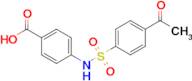 4-(4-Acetylbenzenesulfonamido)benzoic acid