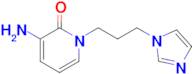 3-Amino-1-[3-(1h-imidazol-1-yl)propyl]-1,2-dihydropyridin-2-one