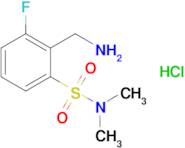 2-(Aminomethyl)-3-fluoro-n,n-dimethylbenzene-1-sulfonamide hydrochloride