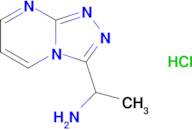 1-{[1,2,4]triazolo[4,3-a]pyrimidin-3-yl}ethan-1-amine hydrochloride