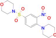 4-[4-(morpholine-4-sulfonyl)-2-nitrophenyl]morpholine