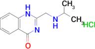 2-{[(propan-2-yl)amino]methyl}-1,4-dihydroquinazolin-4-one hydrochloride