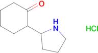 2-(Pyrrolidin-2-yl)cyclohexan-1-one hydrochloride