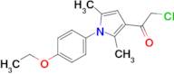 2-Chloro-1-[1-(4-ethoxyphenyl)-2,5-dimethyl-1h-pyrrol-3-yl]ethan-1-one