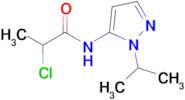 2-Chloro-n-[1-(propan-2-yl)-1h-pyrazol-5-yl]propanamide